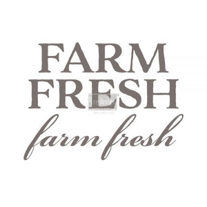 Farm Fresh Decor Transfers
