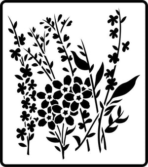 Wild Flowers Stencil - Twist My Armoire