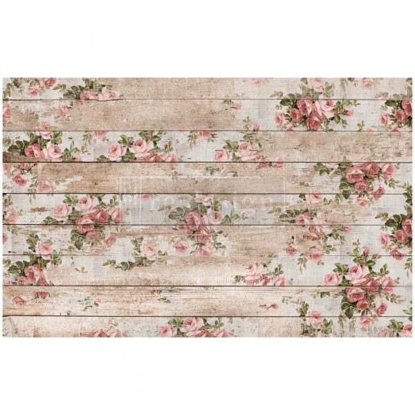 Shabby Floral Decoupage Paper