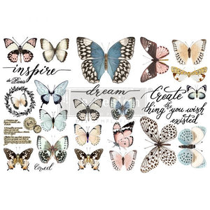 Papillon Collection Small Decor Transfer