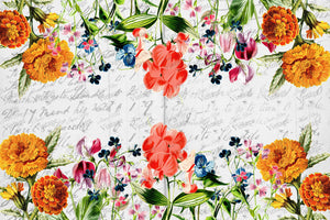 Summer Flower Garden Decoupage Paper