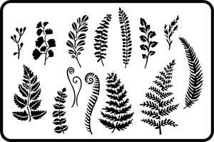 Ferns and Greenery Stencil - Twist My Armoire
