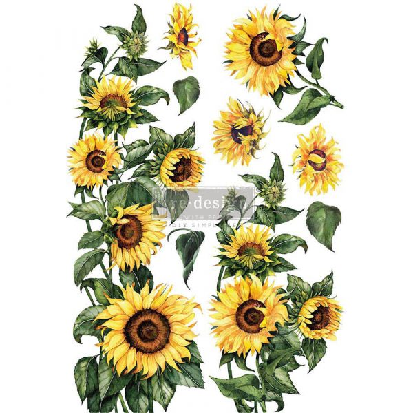 Sunflower Decor Transfer